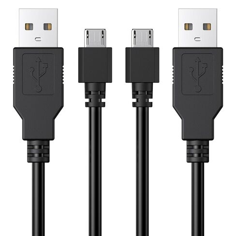 2 Pack PS4 Controller Charger, 5.9ft Replacement Micro USB Charging Cable for PS4 Slim/Pro, Xbox One S/X Controller in Kuwait