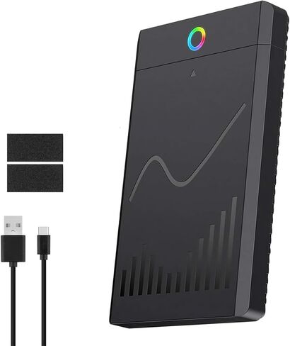 حاوية محرك أقراص ثابتة RGB مقاس 2.5 بوصة مع كابل بيانات USB من النوع C بسرعة تصل إلى 5 جيجابت في الثانية، لا توجد حاجة إلى برامج تشغيل لمحرك الأقراص الصلبة SATA I/II/III وSSD in Kuwait