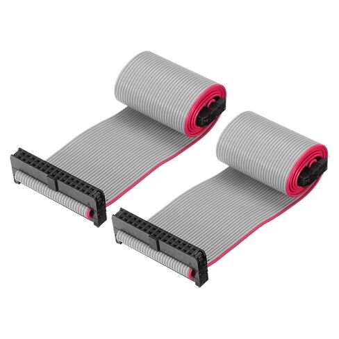 Generic IDC 30Pin كابل الشريط المسطح، 2.0 مم الملعب FC إلى FC موصل 30 سم طول سلك الطائر الرمادي للكمبيوتر شاشة LED DVD، 2 قطعة in Kuwait