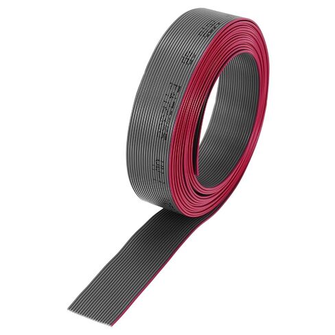 Generic 30AWG IDC سلك كابل الشريط المسطح 2 متر/6.6ft طول 0.635 مللي متر الملعب 20 دبوس رمادي لتوصيل JTAG/ISP in Kuwait