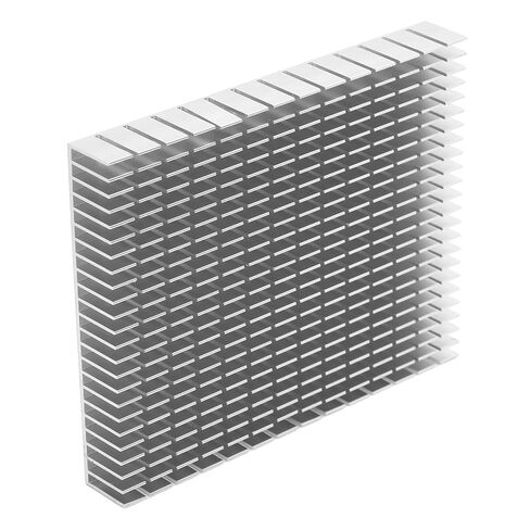 banapoy Aluminium Efficient Cooling Heat Sink for CPU Amplifier PCB, Durable Design for Quick Installation and DurabilityOptimized, 150x120x20mm (Black) in Kuwait