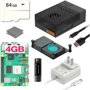 Argon Poly+5 Case Starter Kit for Raspberry Pi 5 (BRED, 4GB) in Kuwait