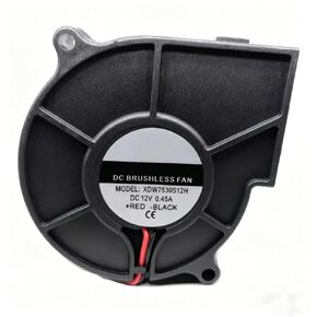 XDW7530S12H 75x73x30mm DC 12V 5.4W 0.45A 7530 75mm 2-Wire Turbine Blower Cooling Fan in Saudi Arabia