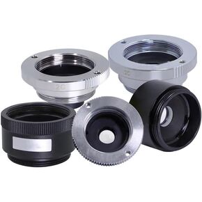 المكبر البصري 1.5X 2X 2.5X 4X FA عدسة صناعية C-Mount TV موسع رؤية الآلة محول تقريب تكبير كاميرا CCTV (4.0X C-Mount) in Kuwait