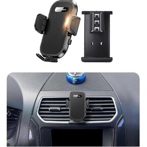 حامل هاتف السيارة المحسن يناسب Ford Explorer 2011 2012 2013 2014 2015 2016 2017 2018 2019 ملحقات السيارات، حامل الهاتف الخليوي قابل للتعديل للهواتف 4-7 in Kuwait