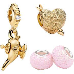 Dolarise 925 Sterling Silver Charms for Bracelets Sterling Silver, Cartoon Charms Bead Pendant for Women, Christmas Jewelry Gifts in Saudi Arabia