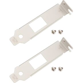 2Pcs Half Height PCI Bracket Computer Case Bracket with Srews 8cm Compatible with Intel X540-T1 X550-T1 X520-T1 in Kuwait