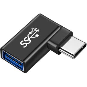 to USB Adapter 90 Degree Converter Aluminum Shell High Speed Data Transfer for Laptop Tablet Phone Travel in Saudi Arabia
