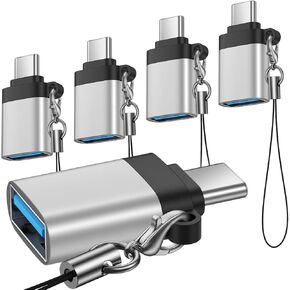 Cebkit USB C Male to USB 3.0 Female Adapter 5Pack OTG Adapter in Kuwait