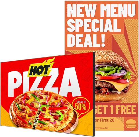 32" Digital Signage Disply, 2000nits High Brightness Advertising Display, Slim Fit Frameless Wall Mount Digital Signage, CMS Remote Publish, 24/7 Working, Smart Split-Screen, HDMI/USB/WiFi/Android OS in Kuwait