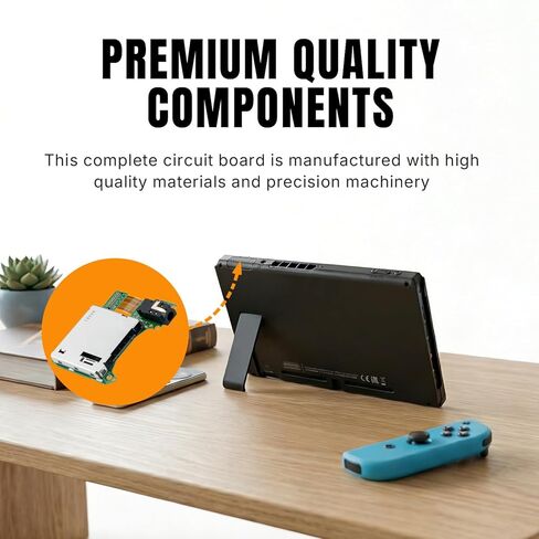 استبدال فتحة قارئ بطاقة الألعاب Mcbazel لجهاز Nintendo Switch HAC-001، لوحة خرطوشة اللعبة مع موصل مقبس سماعة الرأس، مجموعة أدوات إصلاح كاملة DIY لخطأ القراءة ولا توجد مشكلات صوتية (ليست لـ OLED/Lite) in Kuwait