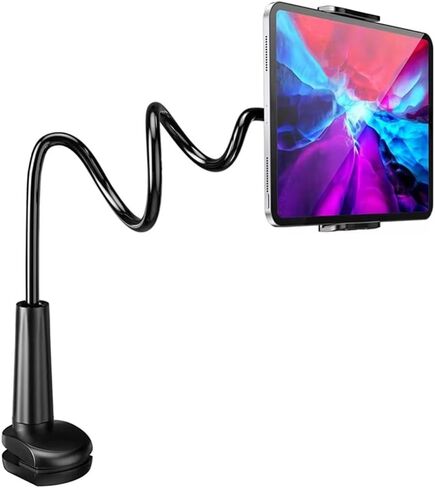 حامل تابلت بذراع طويل لجهاز iPad Pro 11 10.2 10.5 Mini 6 Air لجهاز Xiaomi Mipad 4 5 (أسود) in Kuwait