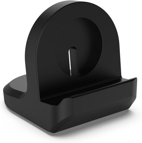 MOTONG Compatible with Galaxy Watch 6 Desktop Base Stand Stabilizer Desktop Base Mount Holder Stand Compatible with Samsung Galaxy Watch 6/6 Classic / 5, Stable and Anti-Slip(Black) in Kuwait