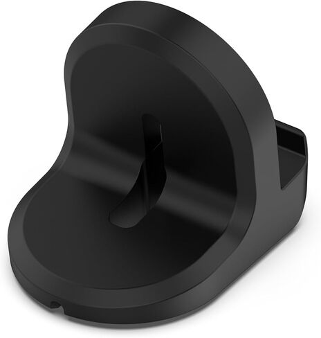 MOTONG Compatible with Galaxy Watch 6 Desktop Base Stand Stabilizer Desktop Base Mount Holder Stand Compatible with Samsung Galaxy Watch 6/6 Classic / 5, Stable and Anti-Slip(Black) in Kuwait