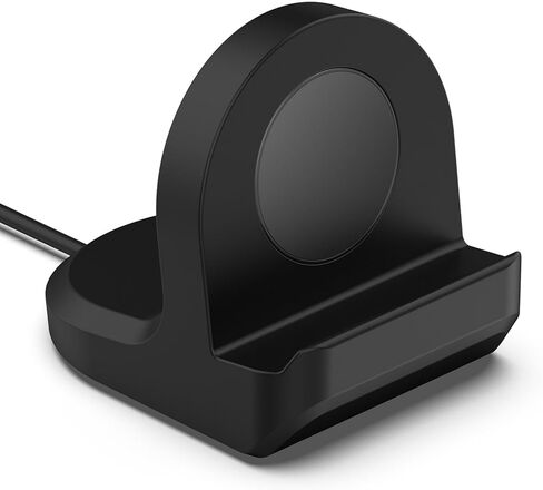 MOTONG Compatible with Galaxy Watch 6 Desktop Base Stand Stabilizer Desktop Base Mount Holder Stand Compatible with Samsung Galaxy Watch 6/6 Classic / 5, Stable and Anti-Slip(Black) in Kuwait