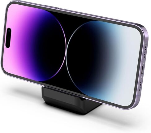 MOTONG Compatible with Galaxy Watch 6 Desktop Base Stand Stabilizer Desktop Base Mount Holder Stand Compatible with Samsung Galaxy Watch 6/6 Classic / 5, Stable and Anti-Slip(Black) in Kuwait