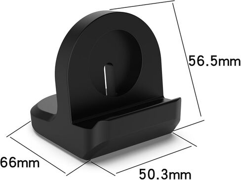 MOTONG Compatible with Galaxy Watch 6 Desktop Base Stand Stabilizer Desktop Base Mount Holder Stand Compatible with Samsung Galaxy Watch 6/6 Classic / 5, Stable and Anti-Slip(Black) in Kuwait