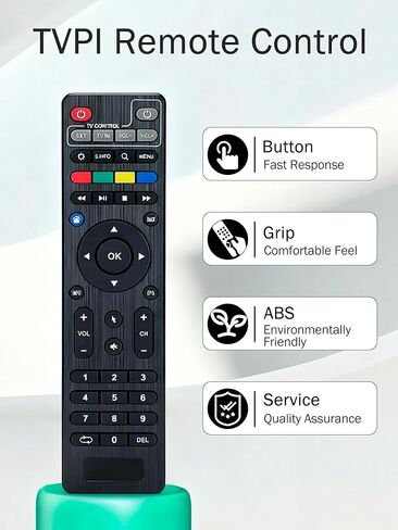 جهاز التحكم عن بعد IPTV، استبدال عن بعد، وحدة تحكم الصندوق العلوي للتلفزيون، جهاز التحكم عن بعد للتلفزيون، متوافق مع TVIP 412 415 605 S300 in Kuwait