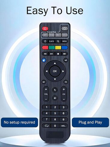جهاز التحكم عن بعد IPTV، استبدال عن بعد، وحدة تحكم الصندوق العلوي للتلفزيون، جهاز التحكم عن بعد للتلفزيون، متوافق مع TVIP 412 415 605 S300 in Kuwait