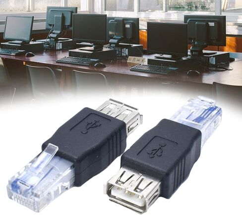 USB 2.0 to Ethernet RJ45 Networking Adapter,USB Transfer Networking Plug for Connecting ADSL Modems to Routers in Kuwait