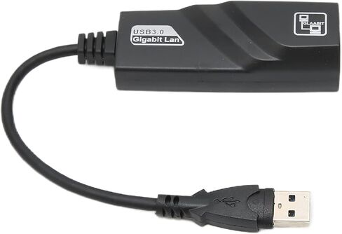 Gigabit Ethernet Adapter USB3.0 to RJ45, Wired Ethernet Adapter with Auto MDIX Full Duplex Half Duplex Support, USB Ethernet Adapter for Linux Android in Kuwait