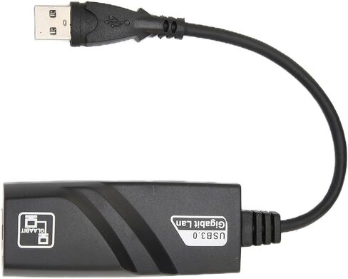 Gigabit Ethernet Adapter USB3.0 to RJ45, Wired Ethernet Adapter with Auto MDIX Full Duplex Half Duplex Support, USB Ethernet Adapter for Linux Android in Kuwait