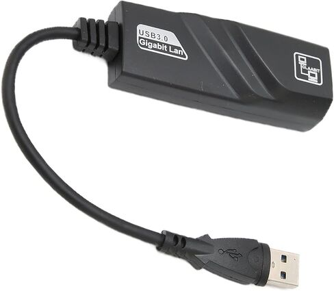 Gigabit Ethernet Adapter USB3.0 to RJ45, Wired Ethernet Adapter with Auto MDIX Full Duplex Half Duplex Support, USB Ethernet Adapter for Linux Android in Kuwait