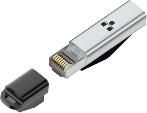 Compact Type C to RJ45 Gigabit Ethernet Adapter 1000Mbps Keychain Plugs Play USB C Ethernet Adapter in Kuwait