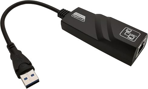 محول إنترنت HiQltyla USB 3.0 إلى 10/100/1000 ميجابت في الثانية جيجابت إيثرنت، محول شبكة إيثرنت LAN بدون سائق متوافق مع أجهزة الكمبيوتر المحمول، MacBook Air، Surface، سطح المكتب مع نظام Windows/Mac/Linux in Kuwait