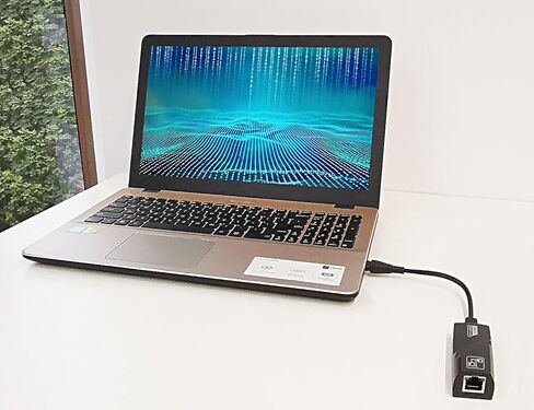 محول إنترنت HiQltyla USB 3.0 إلى 10/100/1000 ميجابت في الثانية جيجابت إيثرنت، محول شبكة إيثرنت LAN بدون سائق متوافق مع أجهزة الكمبيوتر المحمول، MacBook Air، Surface، سطح المكتب مع نظام Windows/Mac/Linux in Kuwait