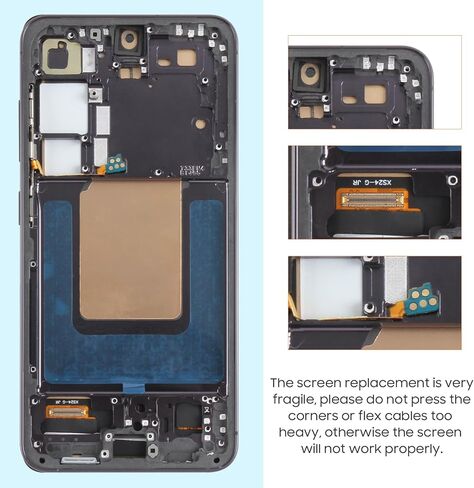 Incell for Samsung Galaxy S24 5G Screen Replacement - for Samsung S24 5G LCD Display SM-S921B SM-S921U SM-S921W Digitizer Touch Screen Assembly Repair with Frame (Without Frngerprint) in Kuwait