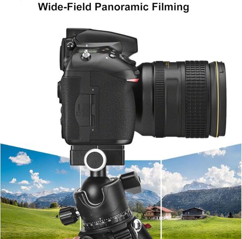 Akozon رأس كروي ثلاثي القوائم منخفض المستوى 360 رأس كروي دوار مع لوحة بانوراما Ballhead لكاميرا DSLR للتصوير في الهواء الطلق in Kuwait