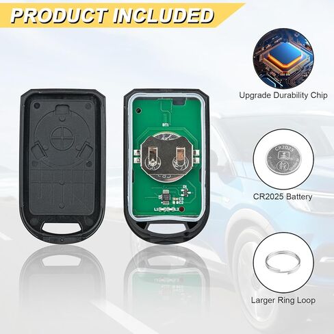 استبدال Vurkcy Key Fob لسيارة Honda Odyssey 2005-2010 للتحكم عن بعد للدخول بدون مفتاح، OUCG8D-399H-A OUCG8D399HA، 6 أزرار in Kuwait