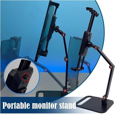 Desk Arm, Portable Monitor Stand Screen Base 18.5-inch Secondary Universal External Expansion Tablet K3D0,for Office Use in Kuwait