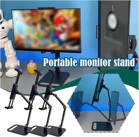Desk Arm, Portable Monitor Stand Screen Base 18.5-inch Secondary Universal External Expansion Tablet K3D0,for Office Use in Kuwait