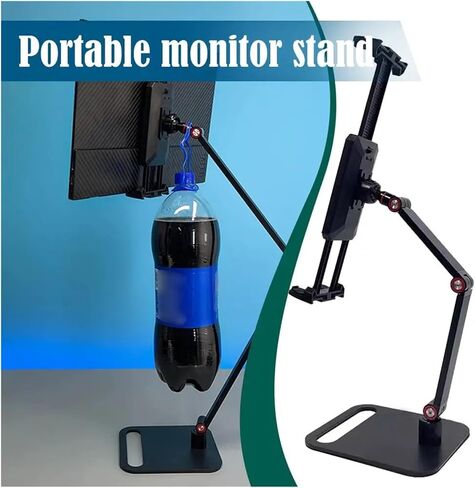 Desk Arm, Portable Monitor Stand Screen Base 18.5-inch Secondary Universal External Expansion Tablet K3D0,for Office Use in Kuwait