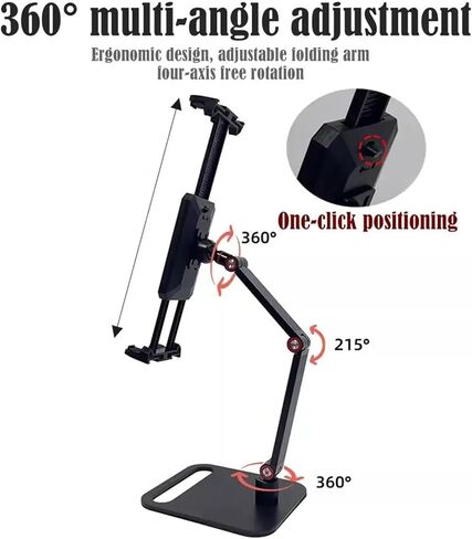 Desk Arm, Portable Monitor Stand Screen Base 18.5-inch Secondary Universal External Expansion Tablet K3D0,for Office Use in Kuwait
