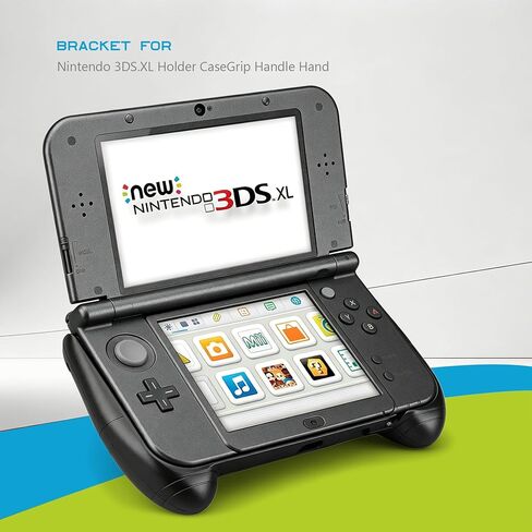 Hand Grip Handle Holder Case Bracket for Nintendo New 3DS XL/LL with Kick-Stand and Screen Protector,for Nintendo New 3DS LL XL（2015） Model Accessories Repair Replacement in Kuwait