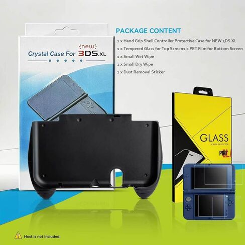Hand Grip Handle Holder Case Bracket for Nintendo New 3DS XL/LL with Kick-Stand and Screen Protector,for Nintendo New 3DS LL XL（2015） Model Accessories Repair Replacement in Kuwait