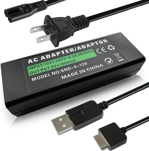 AC Power Charger Adapter with USB Charging Cable Cord for PSP GO- Wall Chargers Supply Kit for PSP GO PSP-N1000 Console in Kuwait