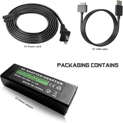 AC Power Charger Adapter with USB Charging Cable Cord for PSP GO- Wall Chargers Supply Kit for PSP GO PSP-N1000 Console in Kuwait