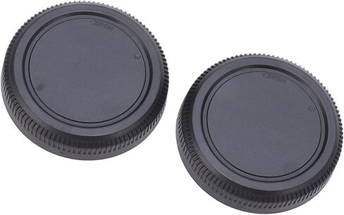 2PCS Rear Lens Caps for Fujifilm GFX Cameras, ABS Plastic Snap On Back Cover Replacement for G Mounts Lenses and Adapters in Kuwait
