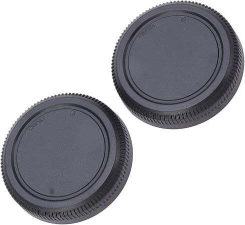 2PCS Rear Lens Caps for Fujifilm GFX Cameras, ABS Plastic Snap On Back Cover Replacement for G Mounts Lenses and Adapters in Kuwait