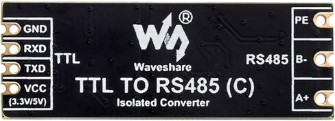 Galvanic Isolated TTL to RS485 (C) Converter Module Point-to-Point Half-Duplex Communication 3.3V ~ 5V TTL Signal Level 200W Iightningproof and Surge-Suppress 6KV ESD Protection in Kuwait