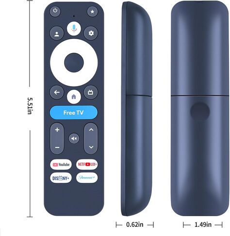 New R-C-OHS-C008 Voice Replacement Remote Control for Onn Google TV 4K Pro Device Model 100135769 in Kuwait
