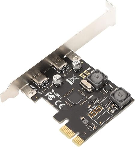 بطاقة توسيع PCIe إلى USB C، بطاقة USB 3.2 من الجيل الأول بمنفذين مع مصهر مستقل وحماية من التيار الزائد لفتحة 10/8/7/، وفتحة PCI Express X1/x4/x8/x16 in Kuwait