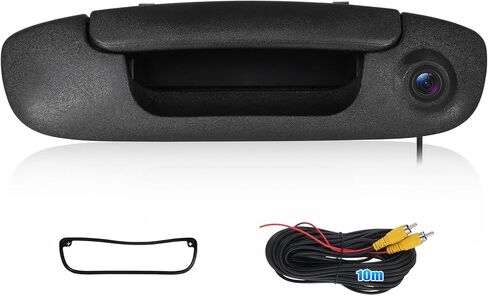 Tailgate Handle Backup Camera for 2002-2008 Dodge Ram 1500 2500 3500 Night Vision Wide Angle Parking Assist Reversing Camera, HD Reverse Rear View Camera (RCA Connector) in Kuwait