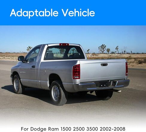 Tailgate Handle Backup Camera for 2002-2008 Dodge Ram 1500 2500 3500 Night Vision Wide Angle Parking Assist Reversing Camera, HD Reverse Rear View Camera (RCA Connector) in Kuwait