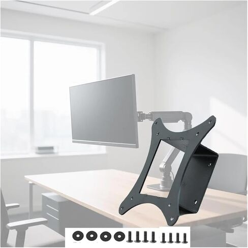 محول VESA للتثبيت على الحائط، متوافق مع HP، متوافق مع حامل شاشة Omen 25i VESA مقاس 75 × 75 مم و100 × 100 مم حامل أذرع شاشة مقاس 25 بوصة in Kuwait