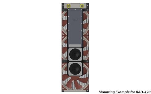 Watercool HEATKILLER Tank Mounting Frame 140 for 2x140mm Fans or Radiators (30332) in Kuwait